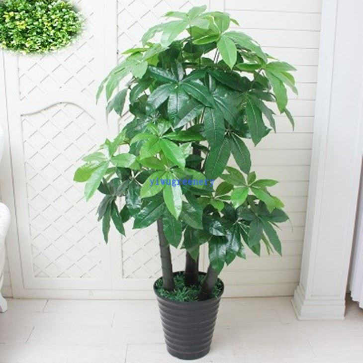 faux money tree plant